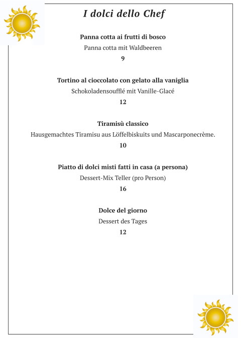 Menu Ristorante Sonne-8